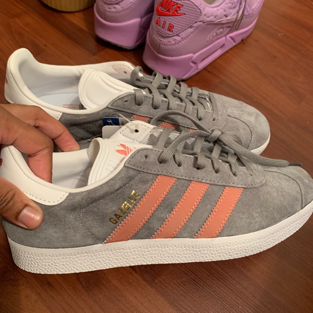Grey Gazelle Adidas Sneakers
